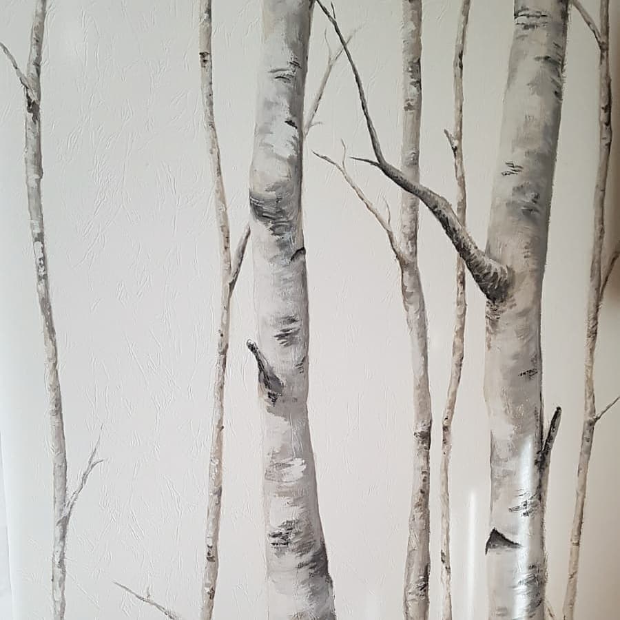 Christina Fink - Birch Trees Mural