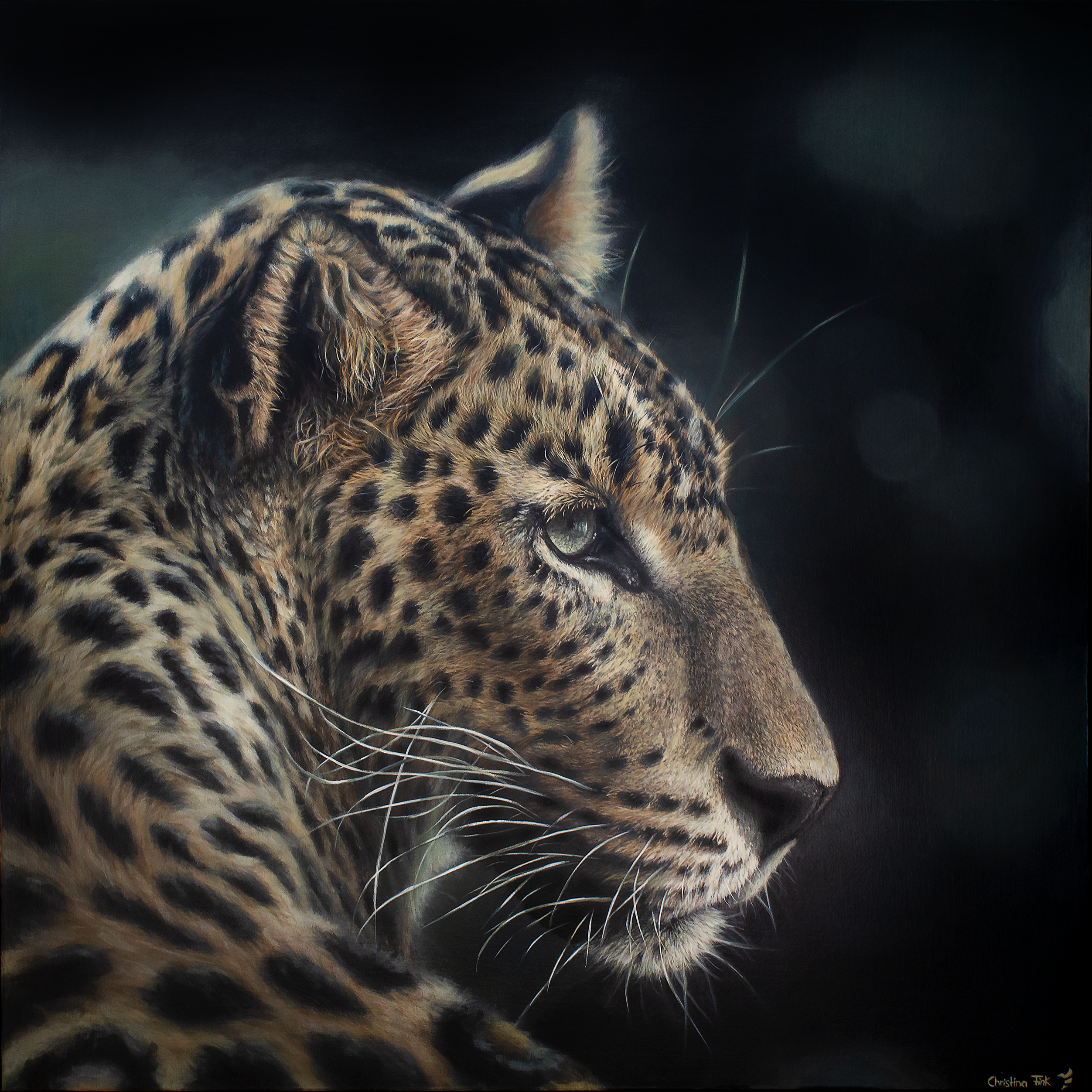 Christina Fink - Tell me which Side I'm on Part III

Leopard Painting